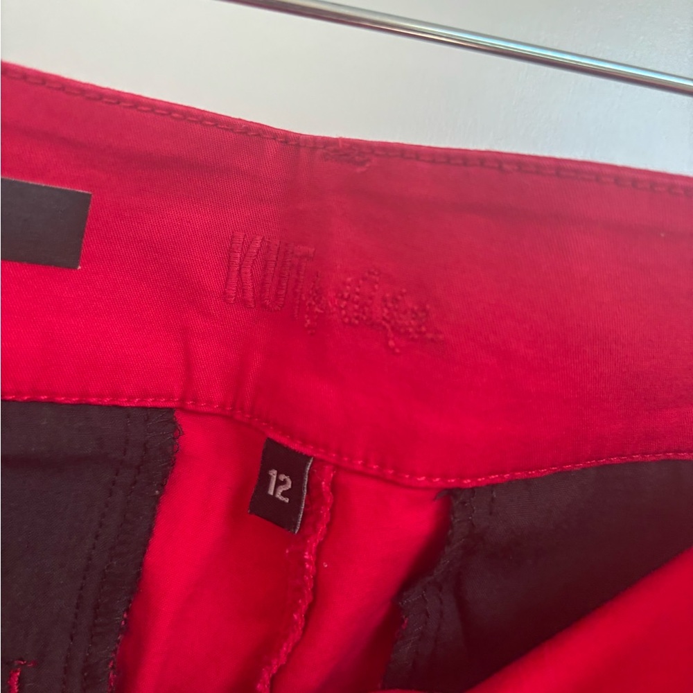 Kut from the Kloth Red Cropped Pants - Picture 4 of 9